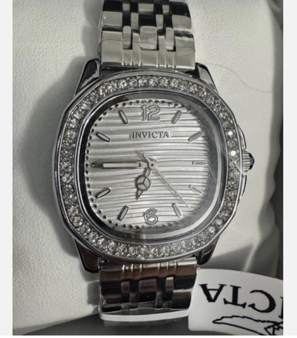 Invicta Wildflower Ember Women's Watch - 31mm, Steel/Silver Dial (69392)